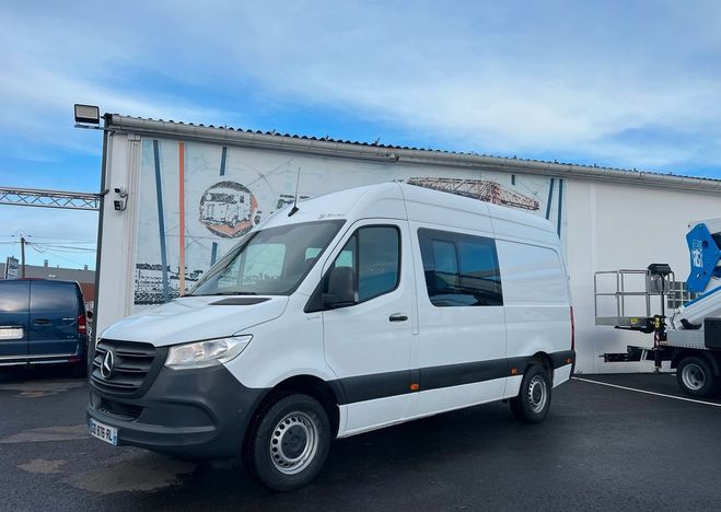 Mercedes Sprinter 23950 ht 6 places 37S 314 cdi L2H2 Doubl Blanc de 2021