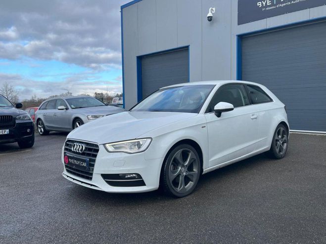 Audi A3 1.4 TFSI -150CH BV S-Tronic 7 S line GAR BLANC de 2014