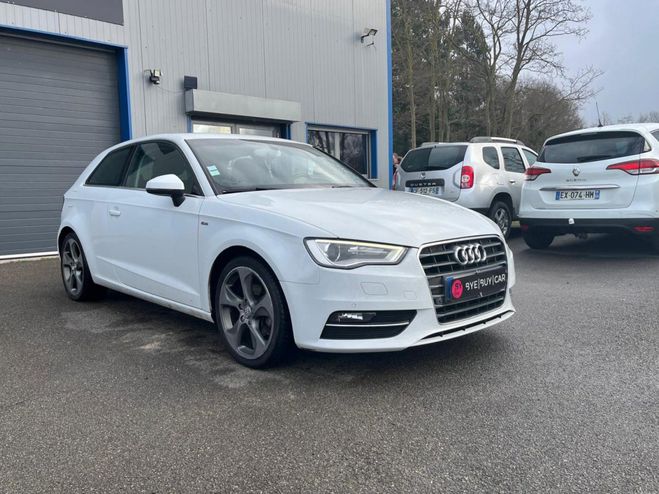 Audi A3 1.4 TFSI -150CH BV S-Tronic 7 S line GAR BLANC de 2014