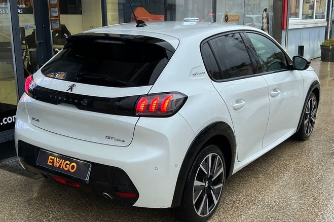 Peugeot 208 1.5 bluehdi 100ch gt line bvm6 entretien Blanc de 2020