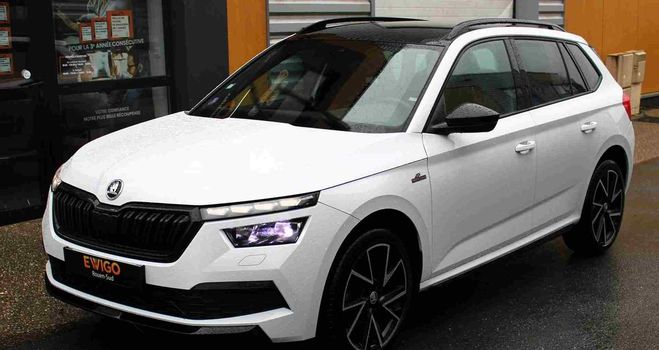 Skoda Kamiq 1.5 tsi 150 ch monte carlo dsg7 toit pan Blanc de 2021