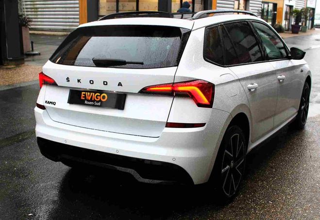 Skoda Kamiq 1.5 tsi 150 ch monte carlo dsg7 toit pan Blanc de 2021