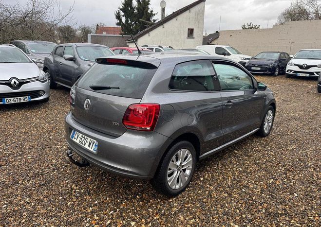 Volkswagen Polo 1.6 TDI 90 CR FAP LIFE Garantie 12 mois  Gris de 2013