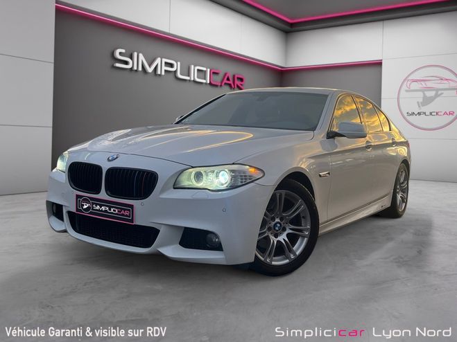 BMW Serie 5 F10 520d 184ch 130g Sport Design - Toit  Blanc de 2013