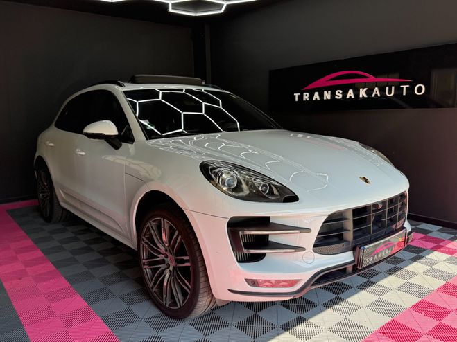 Porsche Macan Turbo 3.6 V6 400 ch PDK / ETHANOL/ SUIVI Blanc de 2015