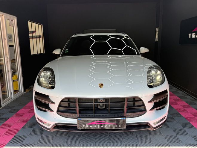Porsche Macan Turbo 3.6 V6 400 ch PDK / ETHANOL/ SUIVI Blanc de 2015