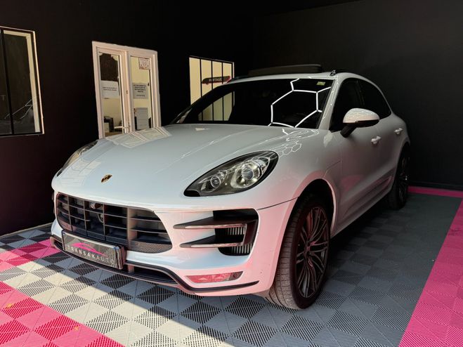 Porsche Macan Turbo 3.6 V6 400 ch PDK / ETHANOL/ SUIVI Blanc de 2015
