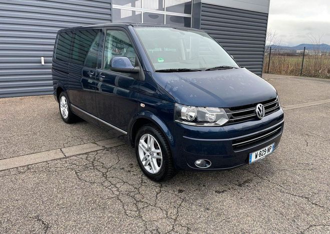 Volkswagen Multivan VW T5 Confort 2.0L TDi 140Ch 99mkm Bleu de 2010