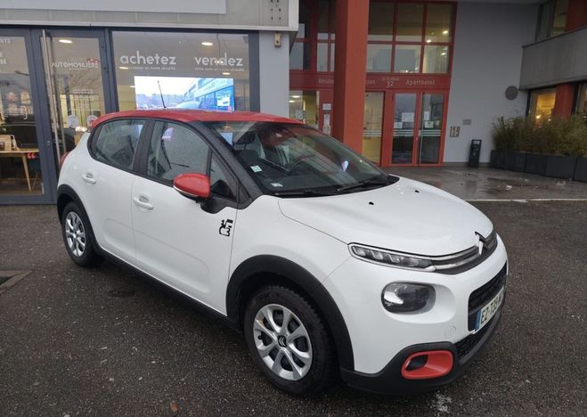 Cliquer pour voir la photo suivante Citroen C3 III 1.2 THP 110 cv GRAPHIQUE Blanc de 2018