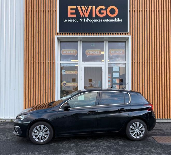 Peugeot 308 130cv allure pack eat bva s&s sieges cha Noir de 2021