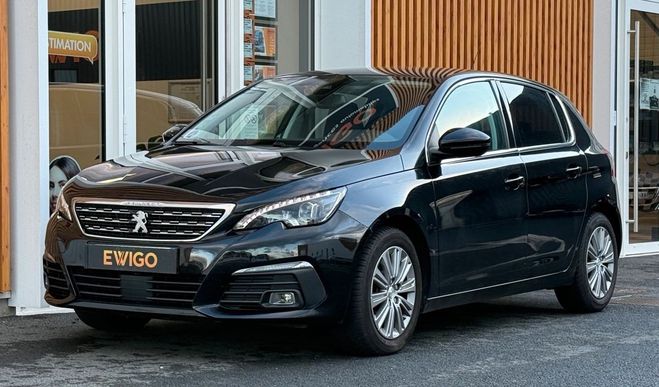 Peugeot 308 130cv allure pack eat bva s&s sieges cha Noir de 2021