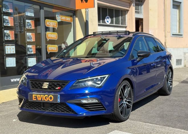 Seat Leon ST 2.0 tsi 300 cupra 4drive 4wd dsg bva  Bleu de 2018