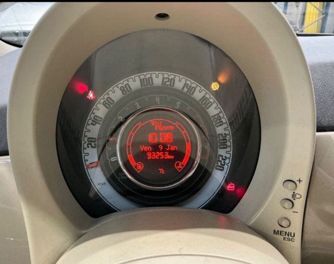 Fiat 500 C 0.9 8V TWINAIR 85CH S&S LOUNGE DUALOGI Beige de 2013