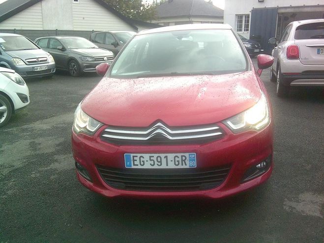 Citroen C4 1.6l hdi Blue live 100cv (2016) Rouge de 2016