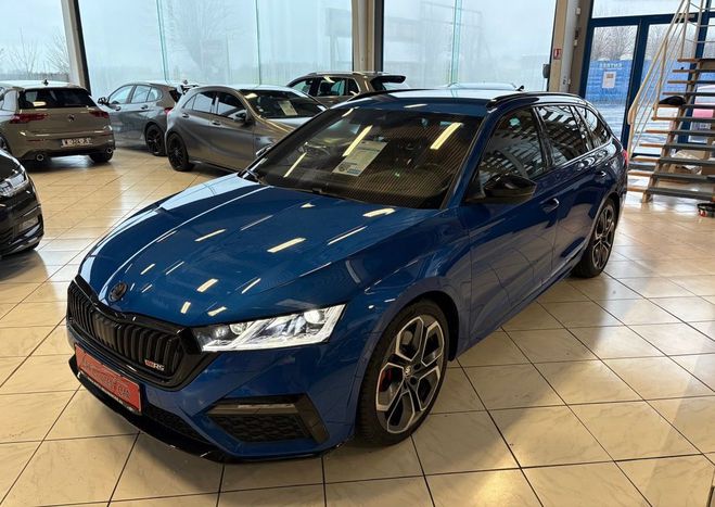 Skoda Octavia Combi RS 2.0 TSI 245CH ACC-DSG-GPS-LED-K Bleu de 2022