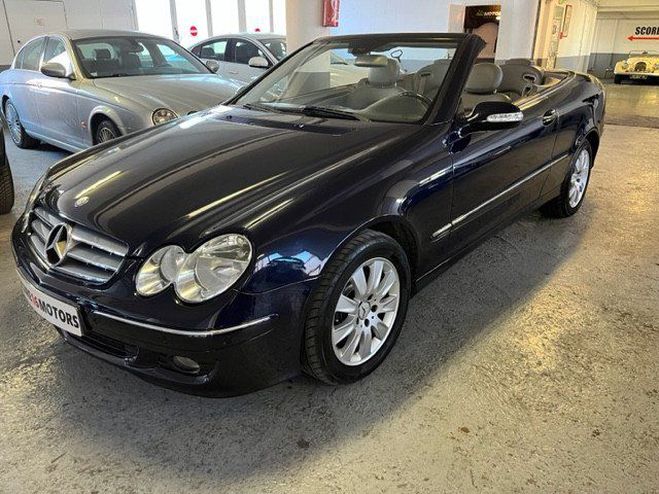 Mercedes Classe CLK II CABRIOLET 200 K ELEGANCE BVA 10CV bleu marine m�tallis� de 2005