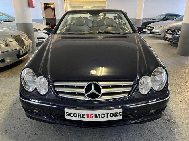 Mercedes Classe CLK II CABRIOLET 200 K ELEGANCE BVA 10CV bleu marine m�tallis� de 2005