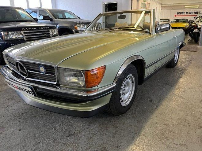 Mercedes Classe SL 350 SL vert m�tallis� de 1971