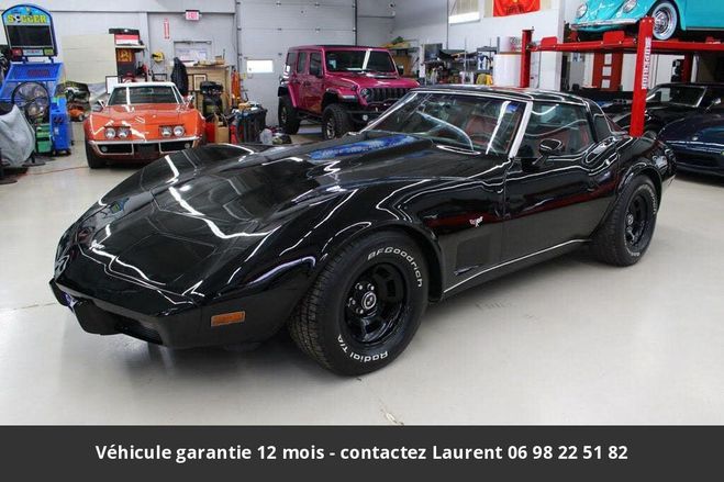 Chevrolet Corvette C3 l48 v8 1979 tout compris Noir de 1979