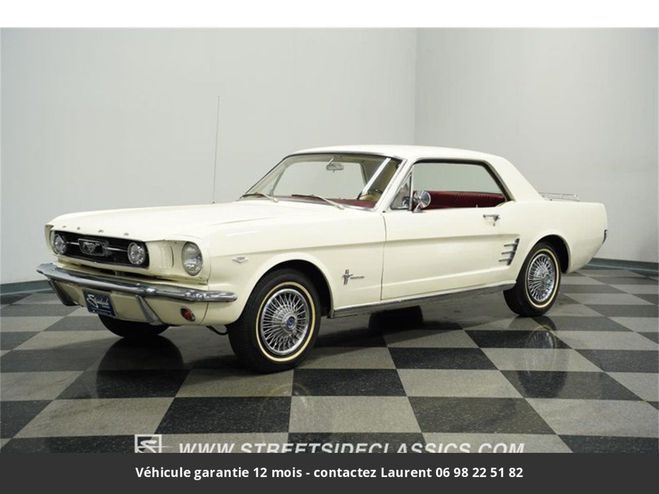 Ford Mustang code a v8 1966 tout compris Blanc de 1966