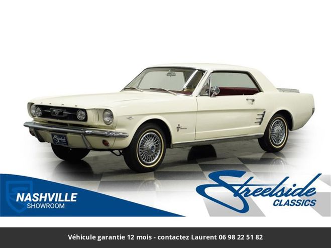Ford Mustang code a v8 1966 tout compris Blanc de 1966
