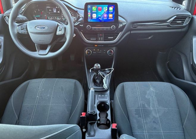 Ford Fiesta 1.5 tdci 85ch carplay radar de recul Rouge de 2020