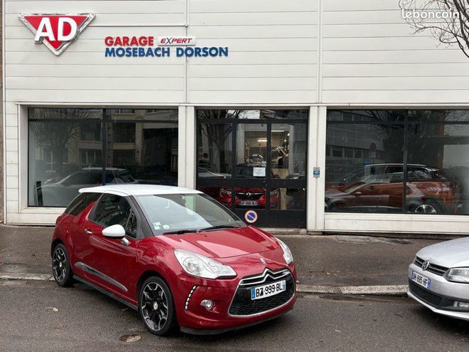Citroen DS3 Sport Chic 1.6 Hdi � 115 cv 102000 kms Rouge de 2011