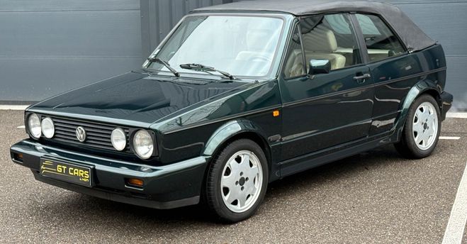 Volkswagen Golf 1 CABRIOLET Financement Suivi complet av Vert de 1992