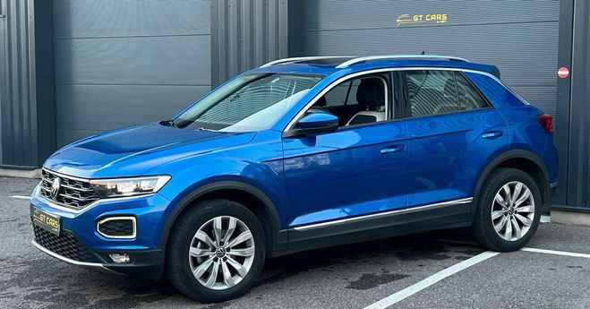 Volkswagen T Roc financement 150 ch CARAT TO DSG Virtual  Bleu de 2020