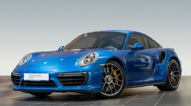 Porsche 911 991.2 Turbo S Alcantara Bleu sapphire de 2016