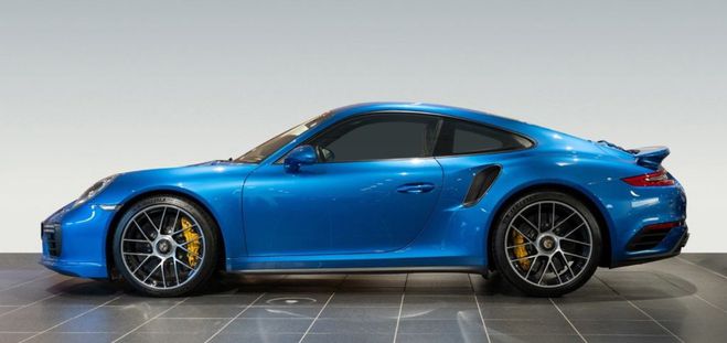 Porsche 911 991.2 Turbo S Alcantara Bleu sapphire de 2016