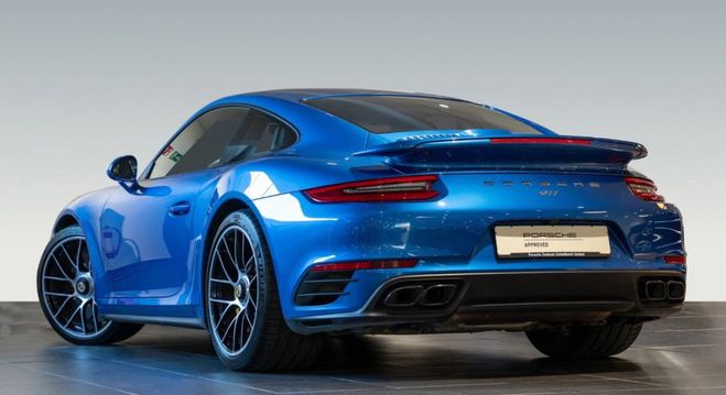 Porsche 911 991.2 Turbo S Alcantara Bleu sapphire de 2016