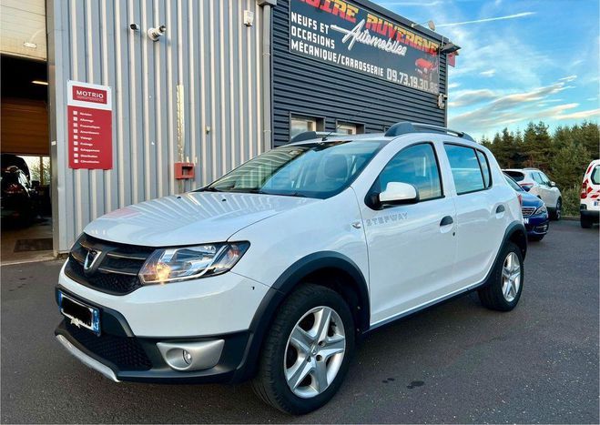 Dacia Sandero stepway prestige 90 chv Blanc de 2017