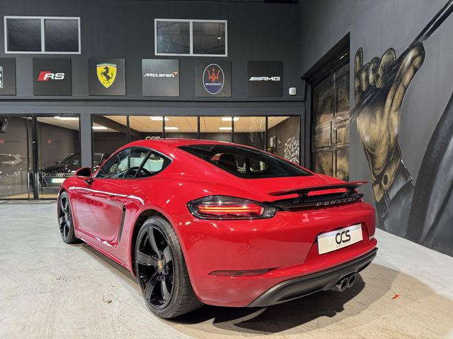 Porsche 718 Cayman 300ch Echappement SPORT / Origine Rouge de 2019