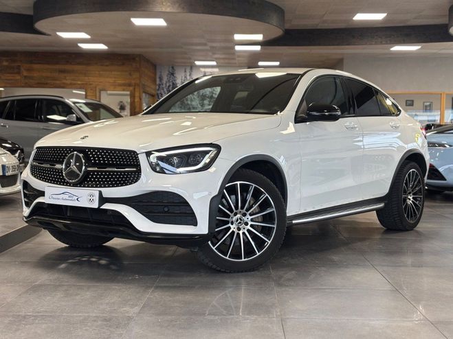Cliquer pour voir la photo suivante Mercedes GLC COUPE (2) 220 D AMG LINE 4MATIC 9G-TRONI Blanc Verni de 2019