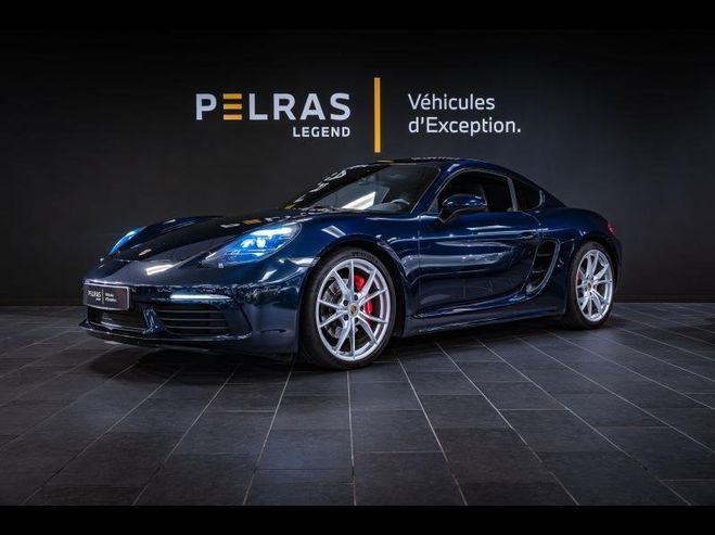 Porsche 718 Cayman 2.5 350ch S PDK Euro6 Bleu Nuit M�tallis� de 2017