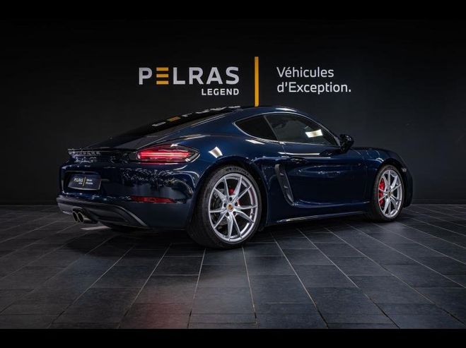 Porsche 718 Cayman 2.5 350ch S PDK Euro6 Bleu Nuit M�tallis� de 2017