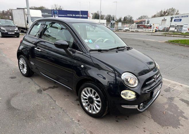 Fiat 500 (2) 1.2 69ch Lounge 2016 Noir de 2016