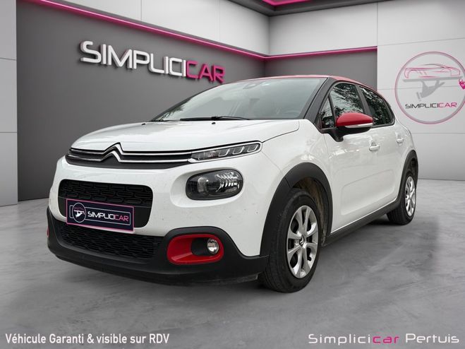 Citroen C3 BlueHDi 100 SS BVM5 Feel Business tr�s b Blanc Rouge de 2020
