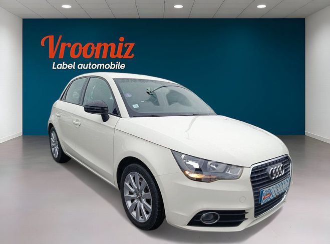 Audi A1 1.4 tfsi 122ch s tronic 5 portes ges cha Blanc de 2012