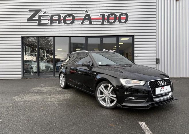 Audi A3 2L TDI 150 S line ( Eclairage d'ambiance Noir de 2014