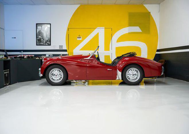 Triumph TR3  Blanche de 1959