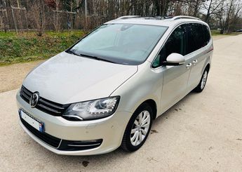  Voir d&eacute;tails -Volkswagen Sharan 2.0 TDI 140 CARAT DSG6 Automatique 7 Pla &agrave; Montfermeil (93)