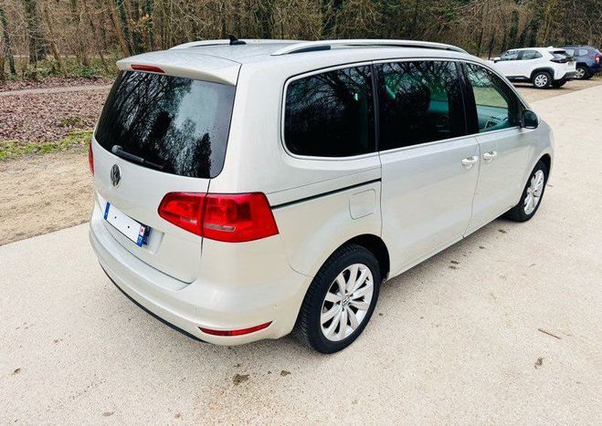 Volkswagen Sharan 2.0 TDI 140 CARAT DSG6 Automatique 7 Pla Gris de 2014