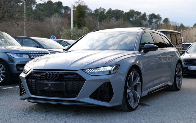 Audi RS6 c8 4.0 v8 600 ch gris nardo 1er mains fr Gris de 2021