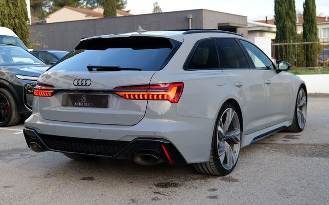 Audi RS6 c8 4.0 v8 600 ch gris nardo 1er mains fr Gris de 2021