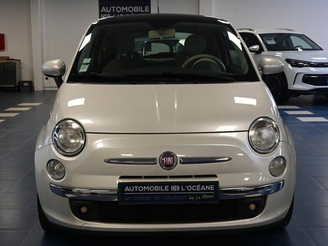 Fiat 500 1.2 8V 69 ch S&S Lounge Blanc de 2011