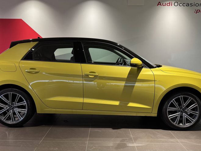 Audi A1 Sportback 25 TFSI 95 ch BVM5 Advanced Jaune de 2022
