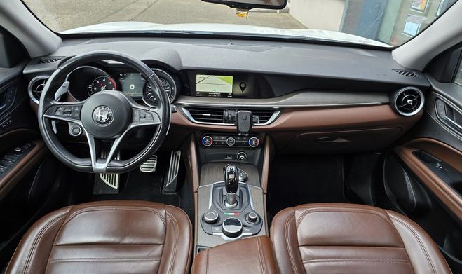 Alfa romeo Stelvio 2.2 d 210ch lusso q4 Blanc de 2018