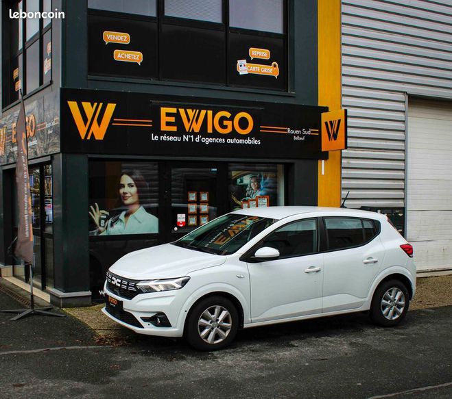 Dacia Sandero 1.0 sce 65 ch expression pack city (came Blanc de 2023